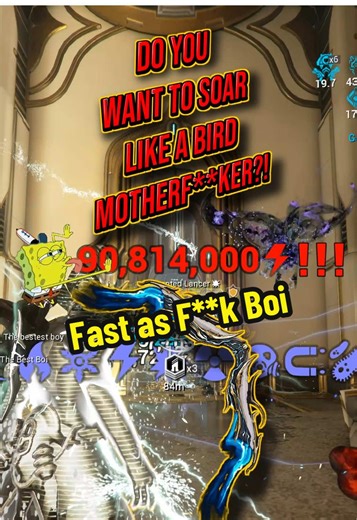 This Kestrel Prime setup is insane at 120m/s. Speed build. Bounce explosions everywhere. You need to run this!⚡ #warframe #tennocreate #warframecommunity #gamingtok #fyp @warframe