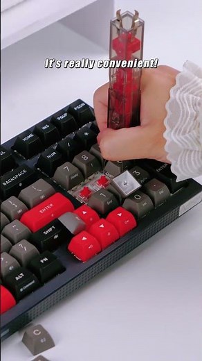 Found a tool for quickly removing keyboard switches 🔧#kemove #keyboard #mechanicalkeyboard #keycaps