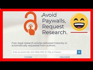 Open Access Button 😎, Unpaywall o Kopernio. Artículos científicos GRATIS [SUSCRIBETE 🙏👍🔔]