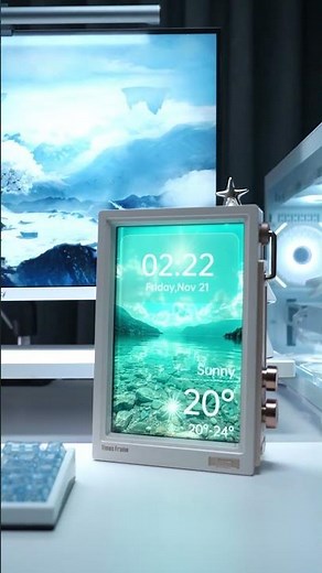 Turn Your Desk Into Digital Art | TimesFrame Digital Identity Display