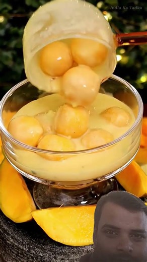 mango rasmalai se muh meetha kariye #food #shortsfeed #youtubeshorts #foodie #indianyoutuber #reels