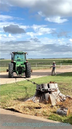Tugging Stumps: The Battle of Man and Machine