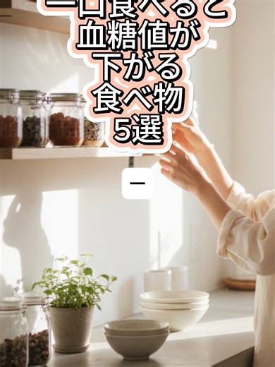 【血糖値対策】食前に一口食べると血糖値が下がる食べ物5選 #健康 #予防医学 #血糖値
