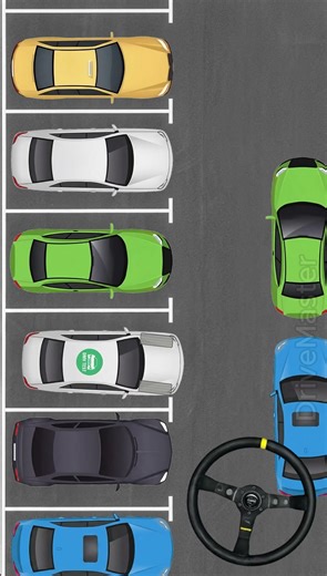 🚗 Exit Tight Parking the Smart Way | No Scratches No Stress #driving #dmv #tips #shorts #youtube