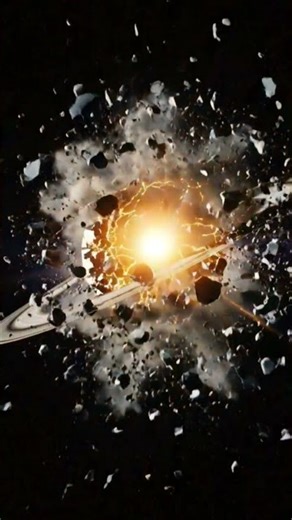 saturn explodes