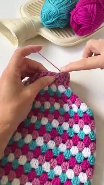 Crocheting Front Post/Back Post Double Crochet Ribbing #crochet #shortscrochet #crocheting