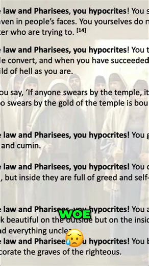 In Greek, 'woe' signifies grief, warning, or rebuke. Jesus uses this word to rebuke the religious system not just once, but seven times. Seven being the number of completion. #Jesus #ReligiousRebuke #GreekMeaning #Woe #BiblicalMeaning | Tabernacle Baptist Church