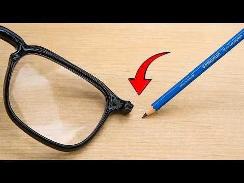 Plastic Welding Secret 😱! Best Way To Repair Broken Eyeglasses Into Like New!!!