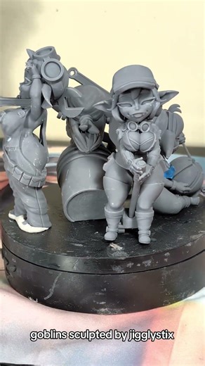 hot goblins by jigglystix #3dprinting #anime #animefigures #waifu