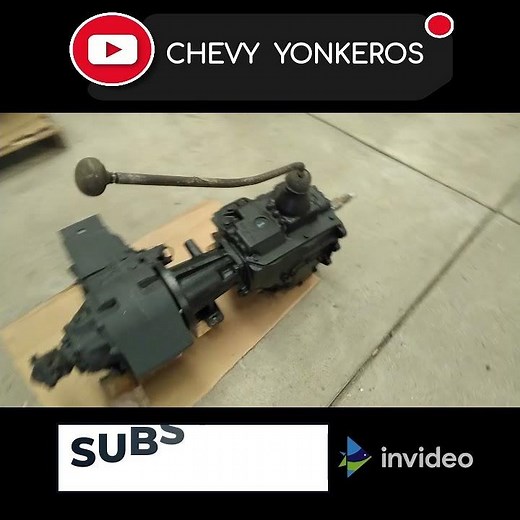 T18 + NP205 AFTER RESTORATION, TRANSMISSION AND TRANSFER CASE FOR A MONSTER TRUCK PROJECT.