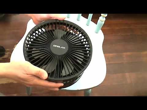 OPOLAR 2021 8 Inch Rechargeable Battery Operated Foldaway Fan Review, Portable, compact, rechargeabl