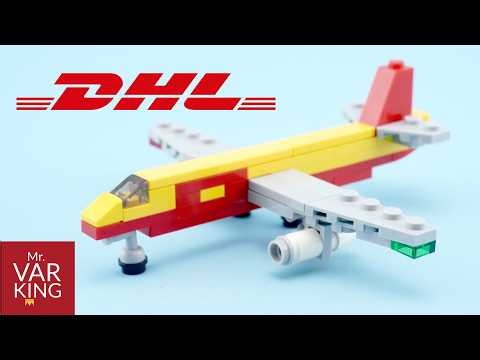 LEGO Tutorial DHL Retro Livery Boeing-767