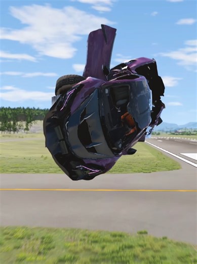 Instant 1000K/h Acceleration Test 💥🔥 pt.8 #beamng #cargame #cars #crash #gaming