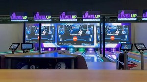 We have sound! Join us for bowling and sports on the big screen. Now open in O’Fallon, MO! | Level Up Entertainment - O'Fallon, MO
