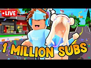 🔴 1M SUBSCRIBER LIVESTREAM WITH POOKIE LILY... (Brookhaven)