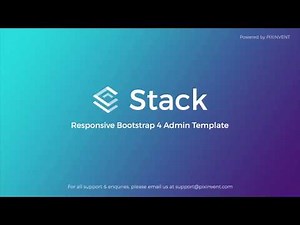Stack Responsive Bootstrap 4 Admin Template - Introduction Video