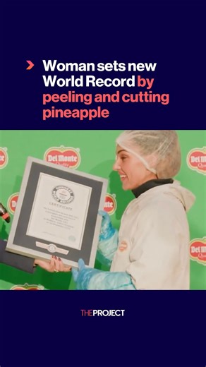 52K views · 230 reactions | 11 seconds? Give me 3 days to peel a pineapple, and I still won't be ready. | The Project | Facebook