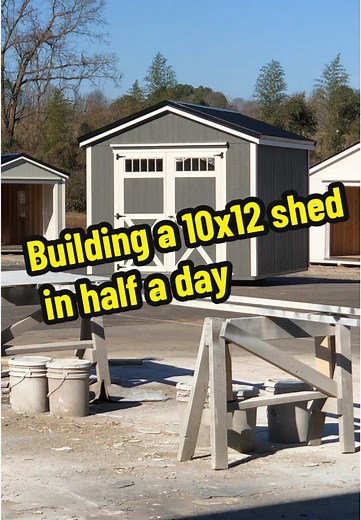 Building a 10x12 Shed in Half a Day