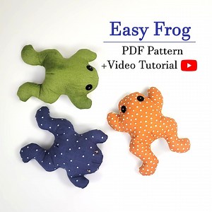 Easy Frog Sewing Pattern Digital Download - Etsy