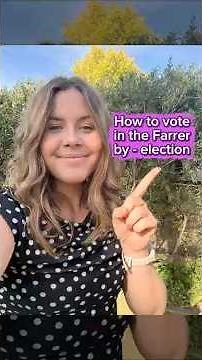 Voting options for the 2026 Farrer by-election