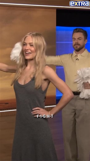 ExtraTV on Instagram: "F-R-O-G-S F-I-G-H-T 📣🐸 In honor of her #Landman character Aynsley, @michellerandolph takes our TCU pop quiz and shows us a cheer!"