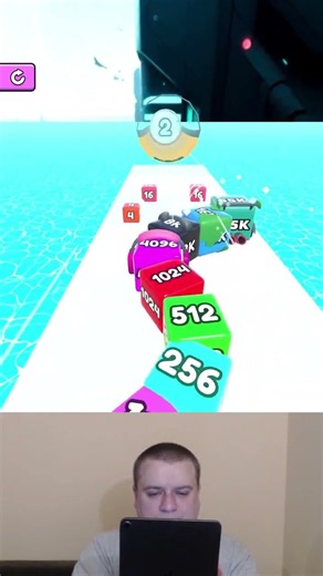 Jelly Tube Run 2048 ❗Level 591❗#games #shorts