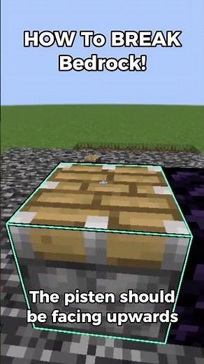 HOW to Break Bedrock in Minecraft!