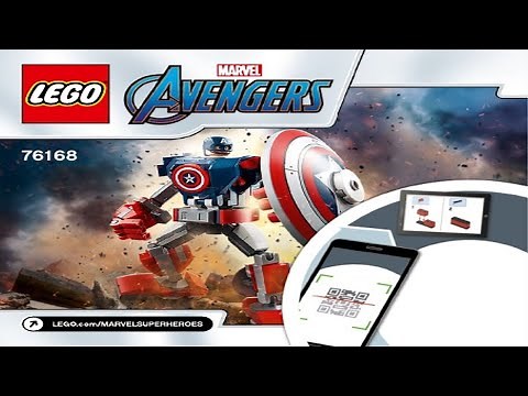 LEGO instructions - Super Heroes - 76168 - Captain America Mech Armor