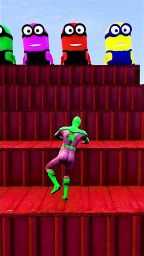 GTA 5 Epic Water Ragdolls | Spider-Man Jumps / Fails ep.16513 #shorts