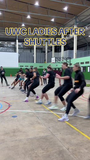 USSA prep going strong 💪🏾🔥#shuttlerun #SAMA28 #netball #USSA #UWCNetball