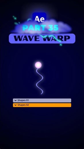 Wave Warp Effect in After Effects | Easy Animation Trick | #animationexpress #aftereffects