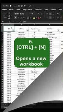 Check out my favorite Excel shortcuts that I use to speed up my spreadsheet analysis! #excel #e