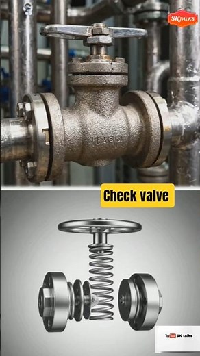How this check valve stops backflow #solidworks #design #engineering