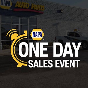 It's a ONE DAY Sales Event at NAPA. Enjoy 25% off select items in-store and online 10/10. Hurry now. #NAPAKNOWHOW | The NAPA Network