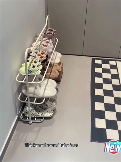 Factory direct sales light luxury iron multi-layer shoe rack #storagesolutions #conveniencestore