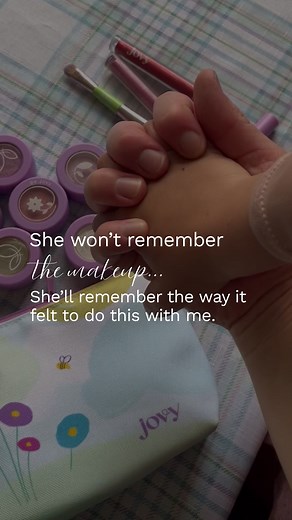 The makeup fades, the shimmer washes away. But the comfort of knowing...