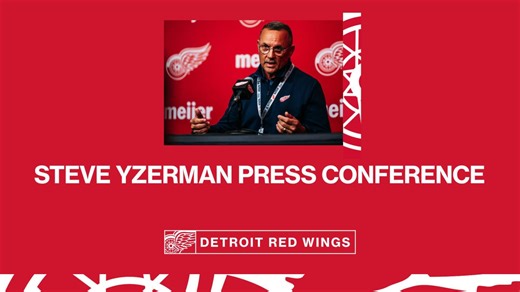 Steve Yzerman press conference