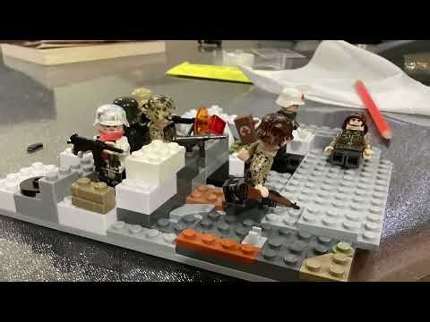 speed build of a ww2 lego moc