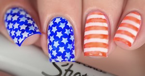 How To Make Sharpie American Flag Nail Art