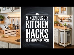 5 Ingenious DIY Kitchen Hacks to Simplify Your Space!