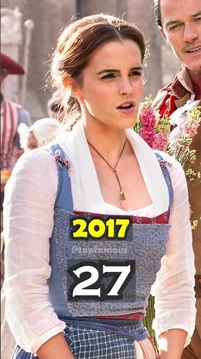 Beauty and the Beast (2017) Cast Then And Now #beautyandthebeast #belle #beast #gaston #emmawatson