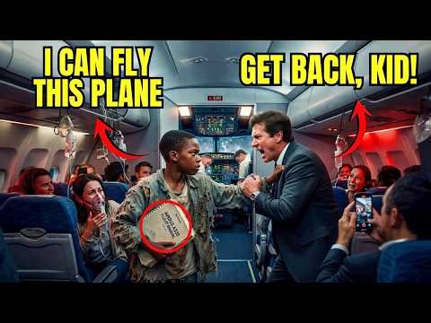 Pilot Down, 200 Passengers Screaming — Poor Black Boy Ran to the Cockpit… Did the Impossible