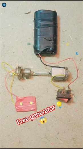 চুম্বক দিয়ে বিদ্যুৎ তৈরি ⚡ How to make Free Energy Generator #shorts