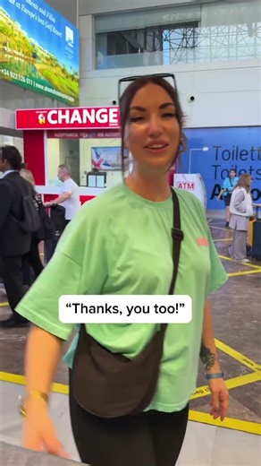 When a customer tells me to have a good holiday...