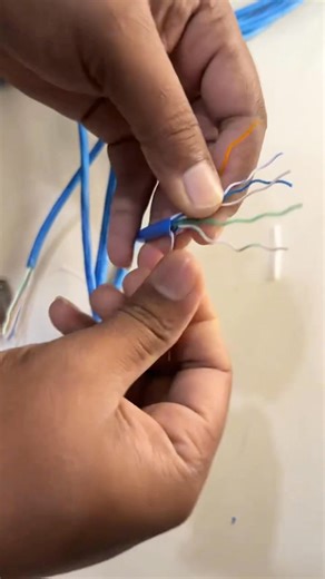 Rj45 connector crimping | easy network cable crimping method Easy way to crimp rj45 connector for network cable wiring. step by step method for clean and secure ethernet connection. #rj45connector #networkcable #ethernetwiring #crimpingtool #networkinstallation | MN Electric Solution