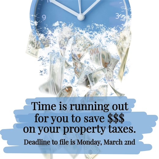 Time is running out for you to save on your property taxes. The deadline to file is Monday, March 2, 2026 (due to March 1 falling on the weekend). | Walton County Property Appraiser