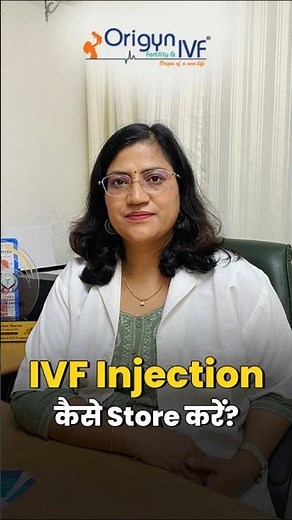 IVF Injection Tips You Must Know! 💉 | Dr. Rashmi Sharma, IVF Specialist | Origyn IVF Center