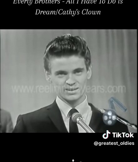 1960s Black and White Performance by Everyly Brothers