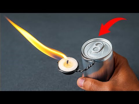 How to Make a Powerful Mini Blowtorch from a Can – No Gas Needed!