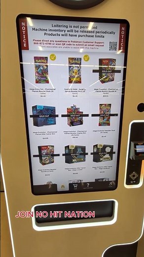 Inside a Pokémon Center Vending Machine #pokemontcg #pokemon #pokemoncards #vendingmachine